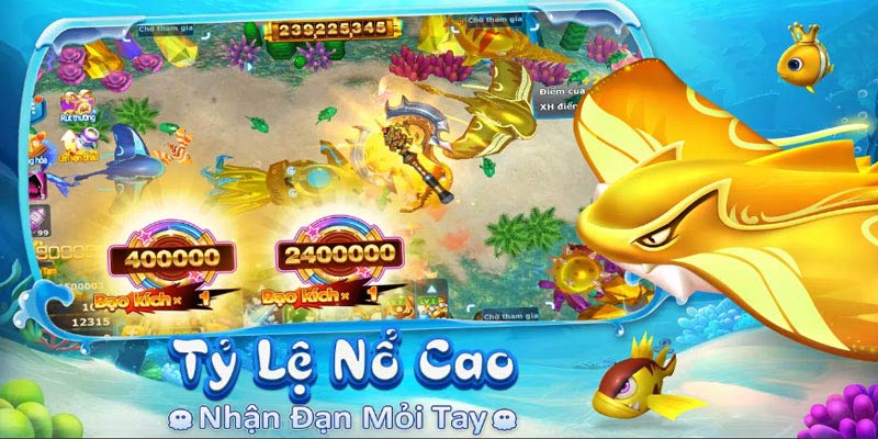 Vua Bắn Cá 3D được đánh giá là cổng game đáng tin cậy và an toàn