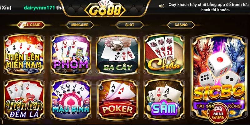 Game bài online tại Cong game GO88ORGUK được đánh giá cao