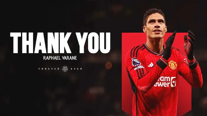 Raphael Varane Tuyên Bố Rời Manchester United